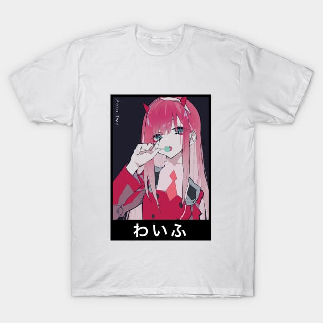 Zero Two T-Shirt by UniqueDesignsCo